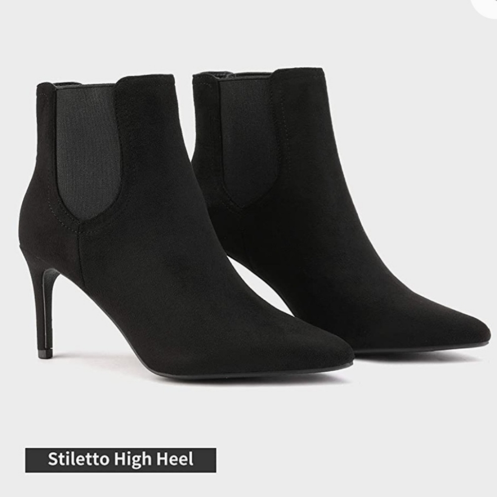 Pointed Toe Stiletto high heel Anlke Boots - Picture 1 of 7